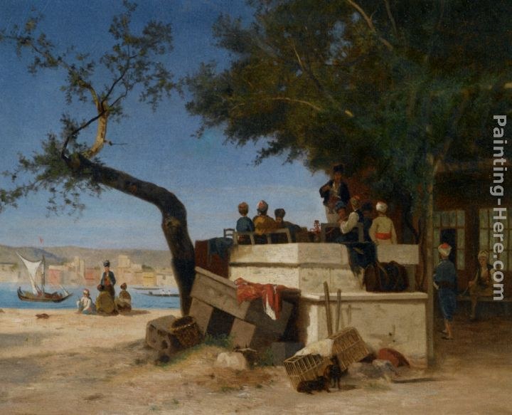 Charles Theodore Frere An Eastern Cafe